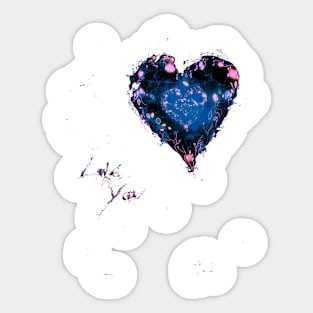 Love you heart Sticker